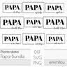 Plotterdatei PAPA- Bundle thumbnail number 1