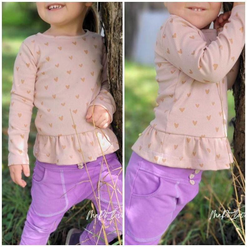 Bea Rippshirt Gr. 74 bis 164 image number 6