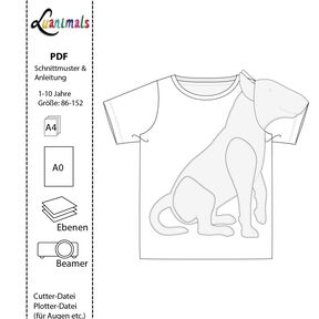 T-Shirt Kind E-Book Luanimals Bullterrier (86-152cm)
