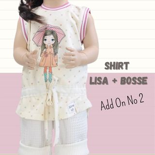 Shirt Lisa + Bosse Gr. 68-140 - Add On 2 ärmellos