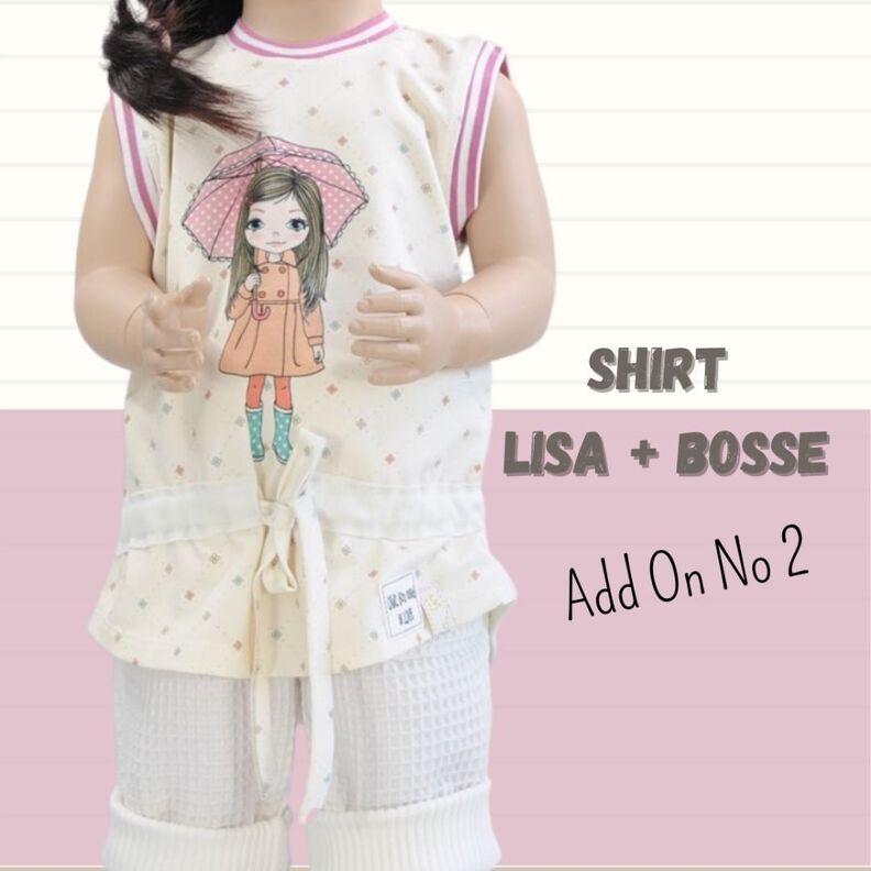 Shirt Lisa + Bosse Gr. 68-140 - Add On 2 ärmellos image number 1