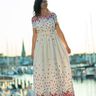 (Maxi)kleid Carmenkleid Kaya Nähanleitung und Schnittmuster  thumbnail number 2