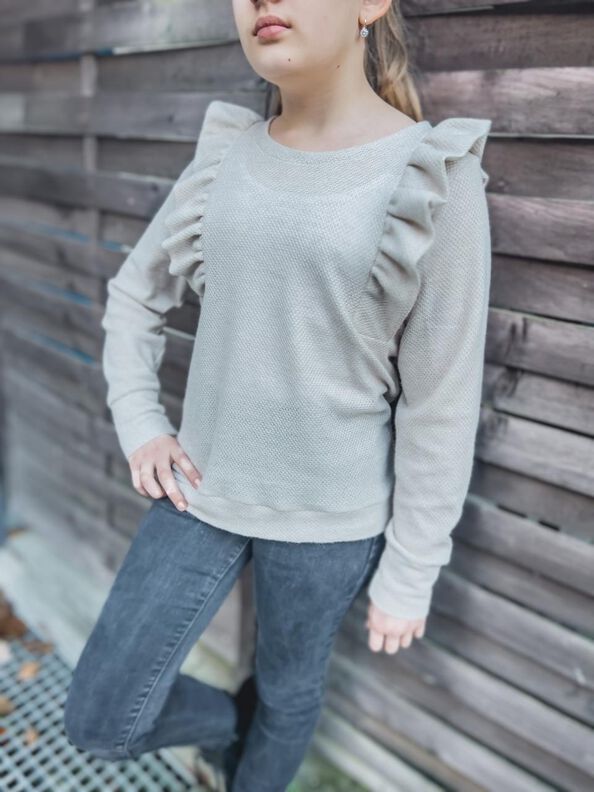 Pullover Gr.134-164-Sweater Lola groß -  inkl. Beamerdatei  image number 6