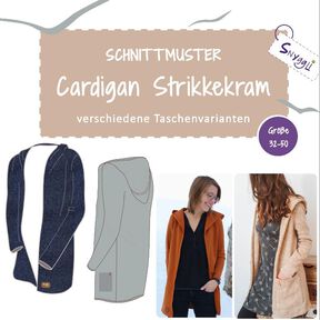 Cardigan Strikkekram Strickjacke Damen Gr. 32-50
