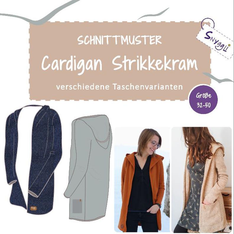 Cardigan Strikkekram Strickjacke Damen Gr. 32-50 image number 1
