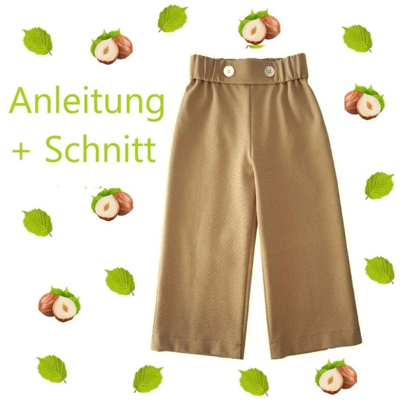 Schnitt und Nähanleitung weite Jerseyhose Gr.74 bis 140 image number 1