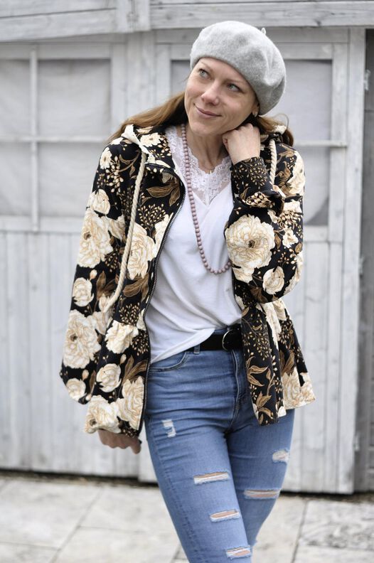 *Ladies Sweater Jacket* Volantjacke, Collegejacke image number 4