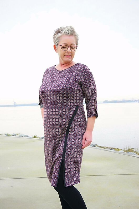 Kleid SARANA Gr. 34-52 PDF-Schnitt A4, A0, Anleitung image number 4