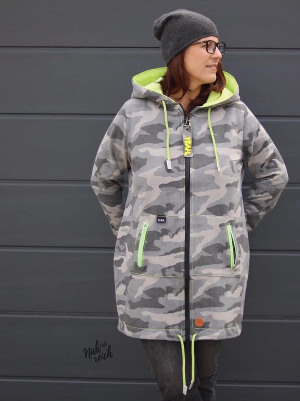 Sweatjacke Damen - Schnittmuster Gr. 32-58 -meine CLAIRE #99 image number 9