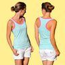 Tank Top Sommer Shirt Racerback MANDIRI ♥ Gr. 34-46 thumbnail number 1