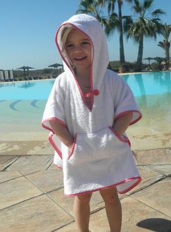 Poncho/Badeponcho "Franzi", Gr. 110-152 image number 2
