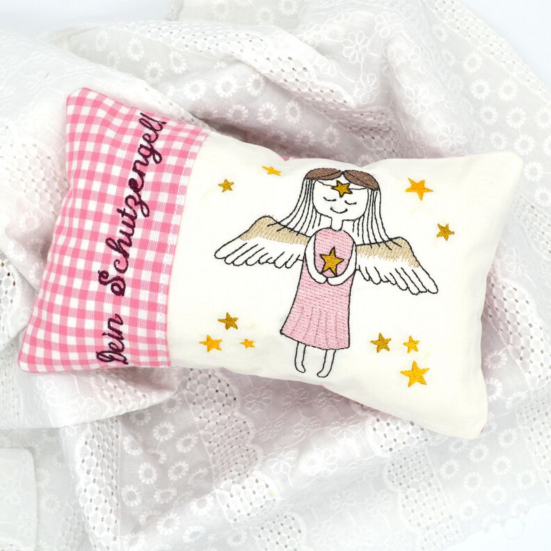 Stickdatei ITH 16x26cm Kissen Engel Schutzengel image number 2