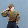 Bluse mit Puffärmeln und V- Ausschnitt "Stella" Gr. 34-54 thumbnail number 10