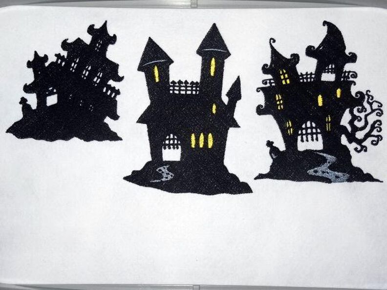 Halloween Silhouette Stickdatei image number 4
