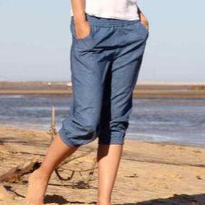 Sommerhose / 3/4 Hose "Nicki", Schnittmuster Gr. 158-46