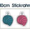 Stickdatei Muschel ITH Anhänger Schlüsselanhänger thumbnail number 3