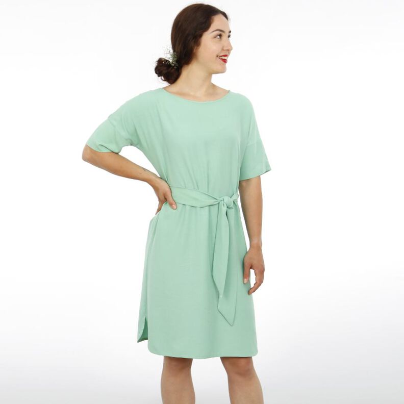 FRAU META - lässiges Kleid mit Gürtel XS-XXL image number 1