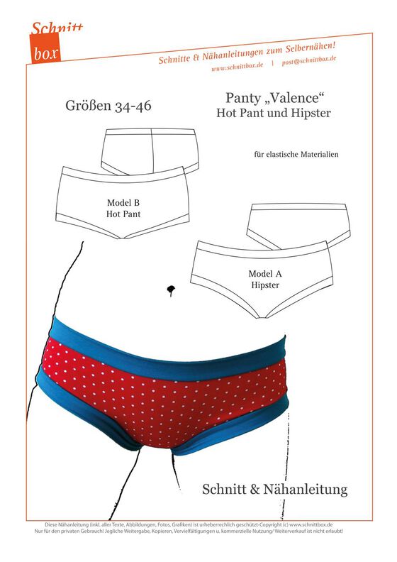 Nähanleitung und Schnittmuster 'Panty Valence' image number 3