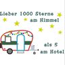 Camping Hänger - Lieber 1000 Sterne am Himmel Stickdatei  thumbnail number 1