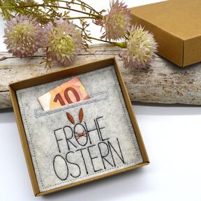 Stickdatei Ostern Wunscherf&uuml;ller Frohe Ostern