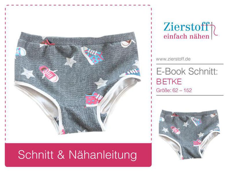 Unterwäsche "BETKE", Schnittmuster & Nähanleitung Gr. 62-104 image number 2