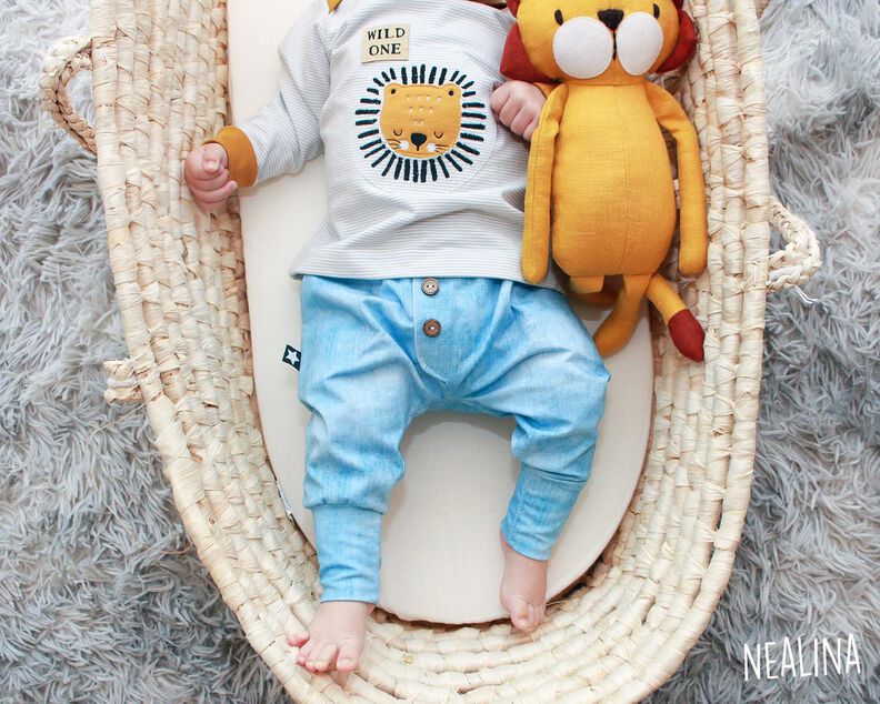 (inkl. Beamerdatei) CL*OVER 'button' Pants Baby image number 3