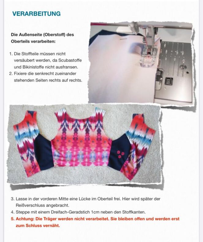 Oberteil #Inessa Nähanleitung und Schnittmuster (XS-XL) image number 9