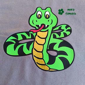 Main(e) Schlange  Plottvorlage