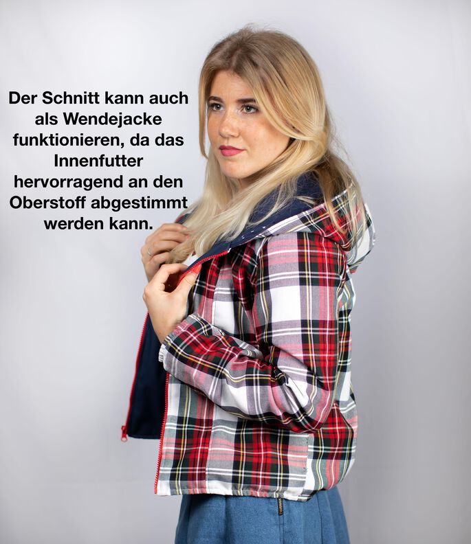 Jacke #Daria Nähanleitung und Schnittmuster (XS-XL) image number 2