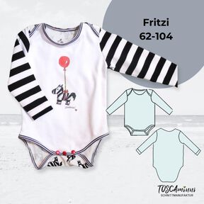 Baby Body Schnittmuster Gr. 62-104 | Anleitung Nähanfänger