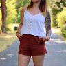 Heinz - knackige Damen-Shorts mit High-Waist-Bund thumbnail number 2