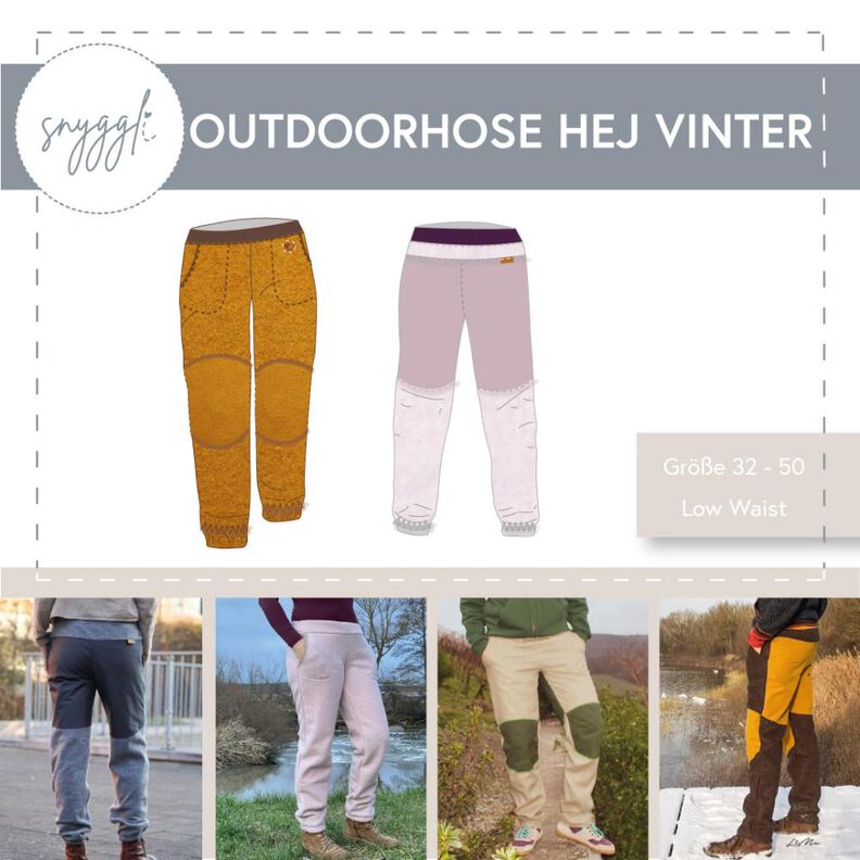 Outdoorhose Hej Vinter Gr. 32 – 50 Low Waist inkl. A0 Walk image number 1