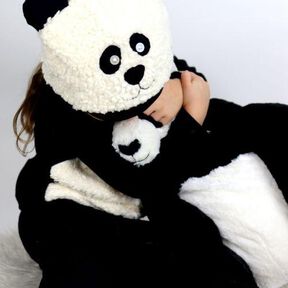 Pandamütze Kopfumfang 37 - 60 cm 