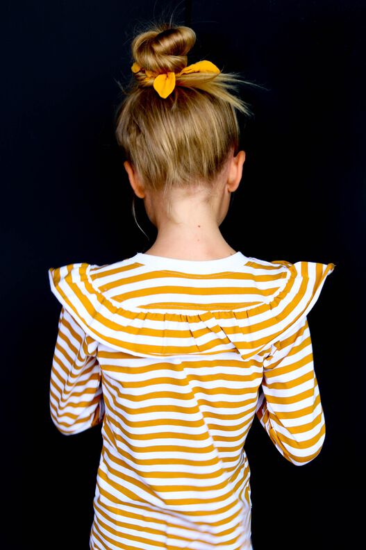 Ruffle-Shirt mit Rüscheneinsatz / eBook Schnittmuster  image number 8