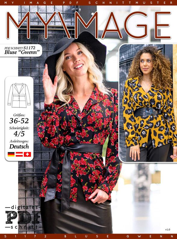Bluse Gwenn N&auml;hanleitung + Schnitt image number 2