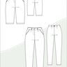 Ella – Lange oder kurze Bundfaltenhose, Gr. 34-50, A4+A0 thumbnail number 5