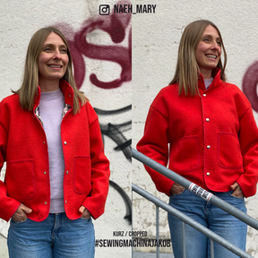 oversize Jacke Jakob  / 2 Längen / mix & match