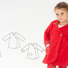 LENA Mädchen Wickel-Jacke mit 3 Modellvarianten