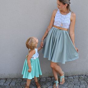 Kombi Sommerkleid "Amelie" Schnittmuster & Nähanleitung