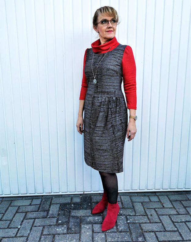 Kleid NETA Gr. 34-54 PDF-Schnitt A4, A0, Anleitung image number 7