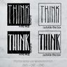 Plotterdatei - THINK outside the box - SVG, DXF, PNG thumbnail number 2