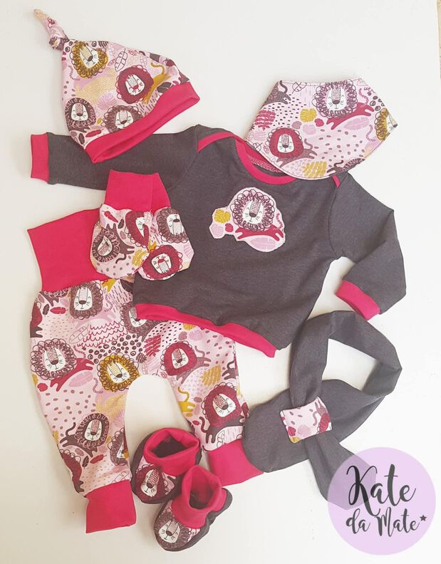 Newborn-Set LOU komplett Gr. 50-92 icl. gratis Plottdatei image number 6