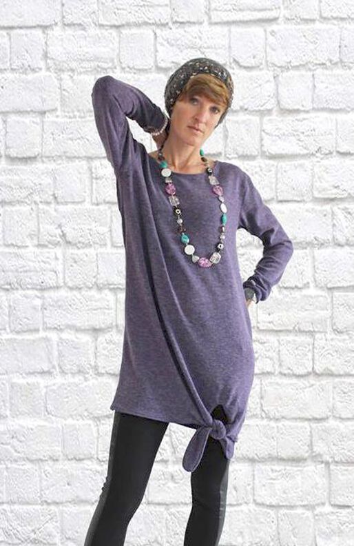 Pullover, Kleid mit Knoten (34-54) AMIZADE Schnittmuster image number 4
