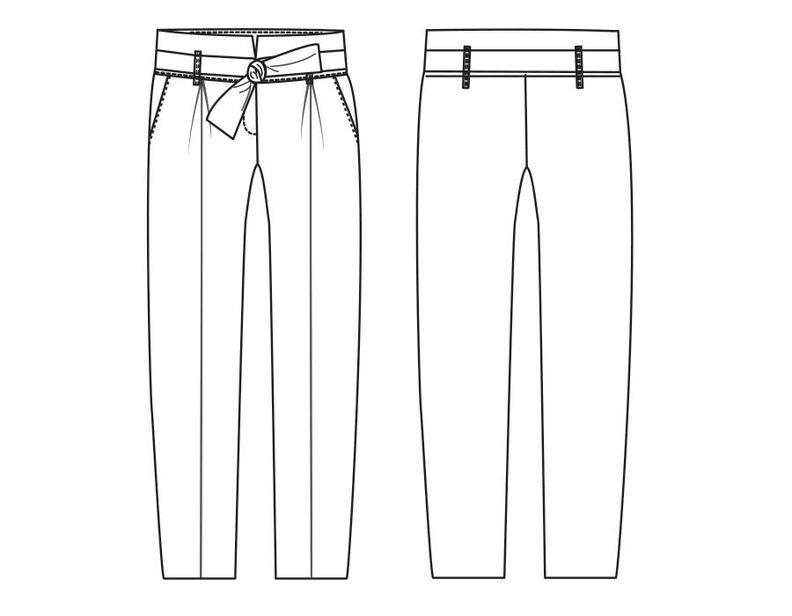 Hose JADE N&auml;hanleitung + Schnitt image number 3