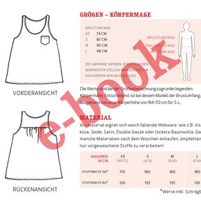 FRAU KOKO - Top aus Webware mit Kräuseln XS-L