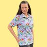 Damen Poloshirt Knopfleiste Shirt NAIK ♥ Gr. XS-XXL thumbnail number 1