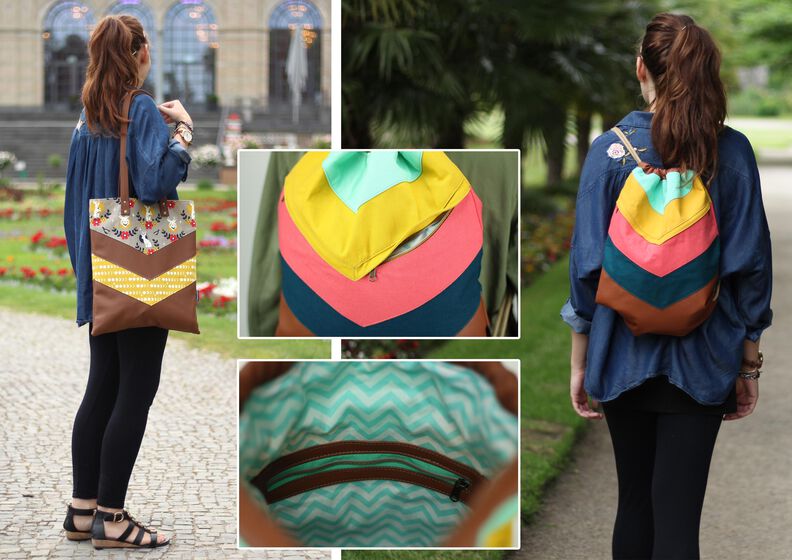 Rucksack VARO + Geldbörse Little Ruby image number 2