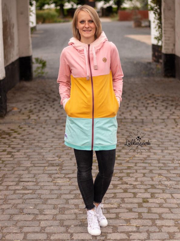 Sweatjacke Damen - Schnittmuster Gr. 32-58 -meine CLARA #101 image number 3