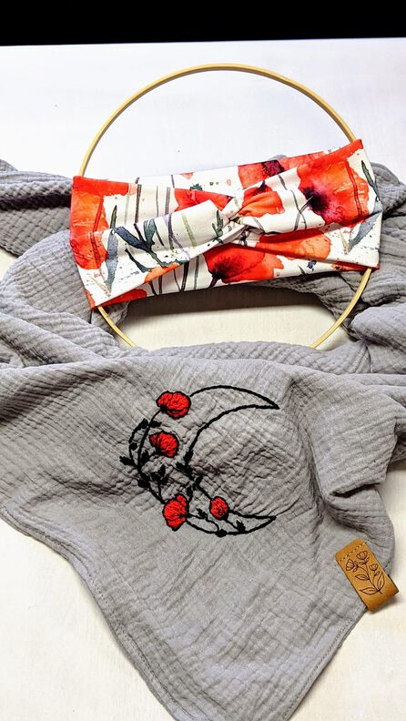 Stickmuster "Flowers in the Moon"  image number 5