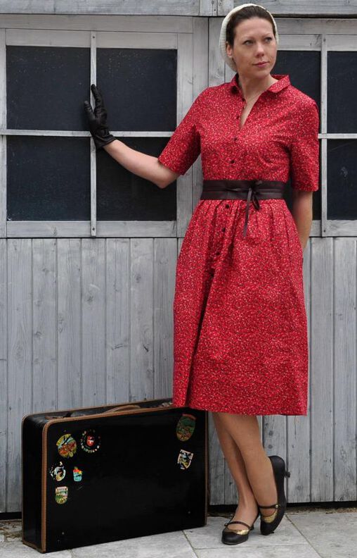 Hemdblusenkleid (34-56) BELLA DONA Damen Kleid Schnittmuster image number 2
